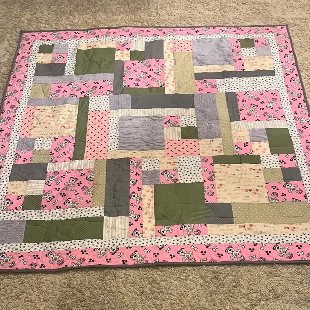 Toddler Size Patchwork Quilt